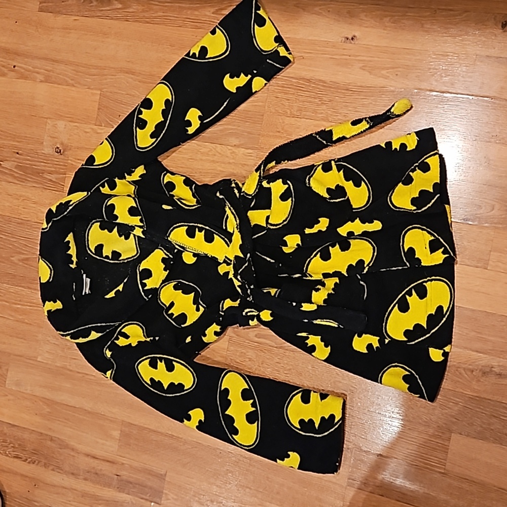 Fleece Batman robe